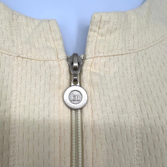 Karen Neuburger Womens Pale Yellow Full Zip Housecoat Robe Size 2XL **READ** - Picture 2 of 7